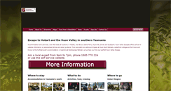 Desktop Screenshot of huonvalleyescapes.com.au